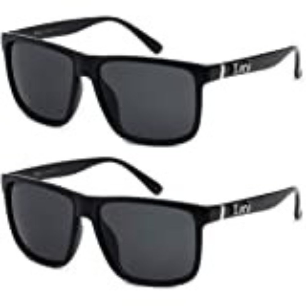 2 Pack 91055 Black Fashion  Locs Sunglasses FREE SHIPPING